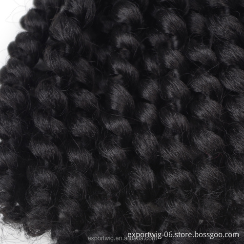 Wholesale 8 Inch Crochet Braids Hair Jamaican Bounce Crochet Twist Braids African Synthetic Braiding Hair Jumpy Wand Curl